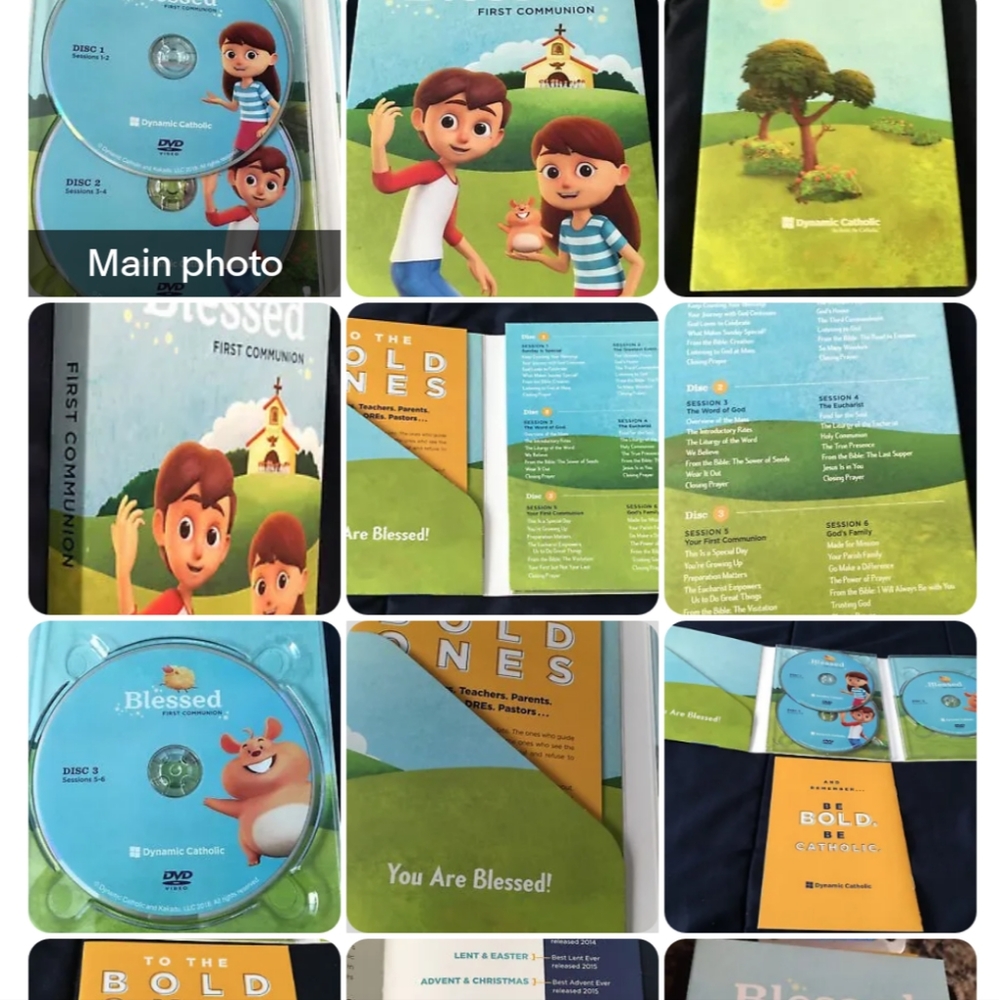 Blessed First Communion DVD Set by Dynamic Catholic collection three 2018 toBold